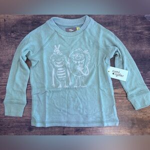 NWT Rumi & Ryder Silly Monsters Long Sleeve Sweater Size 2T